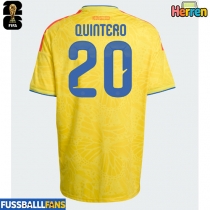 Kolumbien Juan Fernando Quintero #20 Heimtrikot EM 2024 Kurzarm